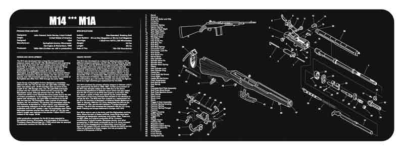 12"X36" M14/M1ATEKMAT ARMORERS BENCH MAT - American Ordnance