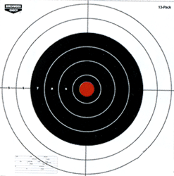 12" BULL'S-EYE 13 TARGETSB/C TARGET EZE-SCORER PAPER - American Ordnance