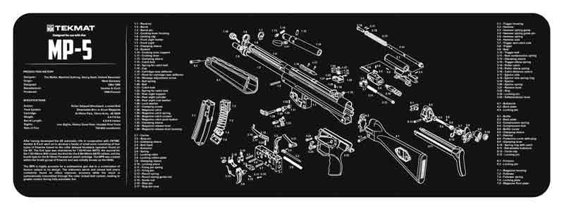 12"X36" HECKLER & KOCH MP5TEKMAT ARMORERS BENCH MAT - American Ordnance