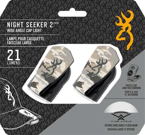 CAP LIGHT USB RCHGBL WHTE/GRN<BROWNING NIGHT SEEKER 2 OVIX - American Ordnance