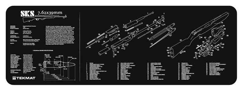 12"X36" SKS RIFLETEKMAT ARMORERS BENCH MAT - American Ordnance
