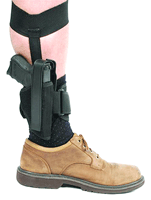 SMALL AUTOS NYLON BLACK!BLACKHAWK ANKLE HOLSTER #10 RH - American Ordnance