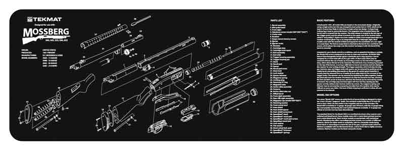 12&quot;X36&quot; MOSSBERG 500 SHOTGUNTEKMAT ARMORERS BENCH MAT - American Ordnance