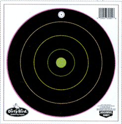 -COLOR BULL'S-EYE 20 TARGETSB/C TARGET DIRTY BIRD 8" MULTI - American Ordnance