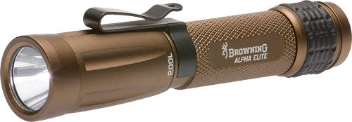 LIGHT 200 LUMENS 1AA W/BLT CLPBROWNING ALPHA ELITE AA FLASH - American Ordnance