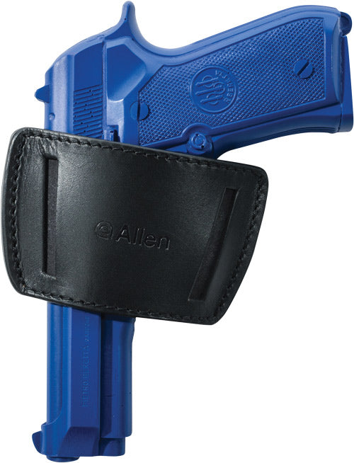 LEATHER MED FRAME AUTOS BLACKALLEN BELT SLIDE HOLSTER AMBI - American Ordnance