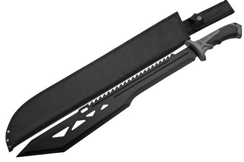 MACHETE BLACK W/SHEATH 25" OALSZCO RITE EDGE 20" MACHO - American Ordnance