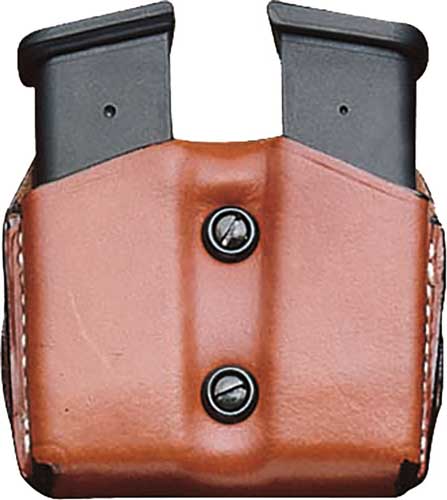 LEATHER SIG P365 TANDESANTIS DOUBLE MAG POUCH OWB - American Ordnance