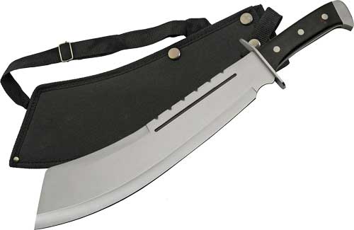 BULLY MACHETE SS BLADE W/SHTHSZCO RITE EDGE 13.5" BLACK - American Ordnance