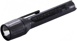 WHITE LED W/BATTERIES BLACKSTREAMLIGHT PRO-POLYMER 2AA - American Ordnance