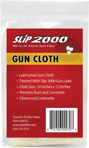 10"X12"SLIP 2000 GUN CLEANING CLOTH - American Ordnance