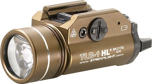 LED LIGHT W/RAIL FDE BROWNSTREAMLIGHT TLR-1 HL C4 WHITE - American Ordnance