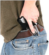 FOR GLOCK 26/SEMILAR AUTOS BLKBLACKHAWK INSIDE PANTS #05 LH - American Ordnance