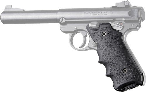 GRIP W/ FINGER GROOVES BLACKHOGUE GRIPS RUGER MKIV RUBBER - American Ordnance