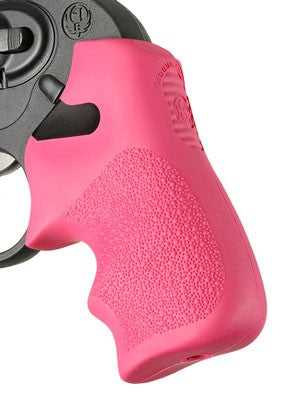 PINK W/FINGER GROOVEHOGUE GRIPS TAMER RUGER LCR - American Ordnance