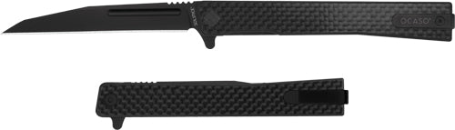 CARBON FIBER/BLACK WHARNCLIFFEOCASO KNIVES SOLSTICE 3.4"FLDR - American Ordnance
