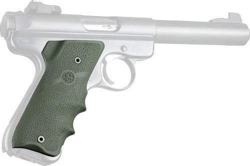W/FINGER GROOVES OD GREENHOGUE GRIPS RUGER MKII/III - American Ordnance