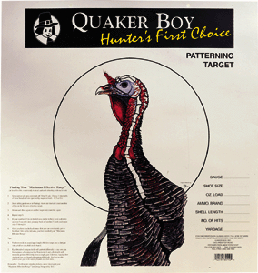 20" X 20" 100-PACKQUAKER BOY PAPER TARGET TURKEY - American Ordnance