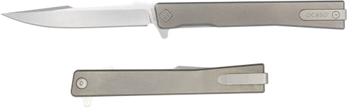 TITANIUM/SATIN HARPOONOCASO KNIVES SOLSTICE 3.5"FLDR - American Ordnance