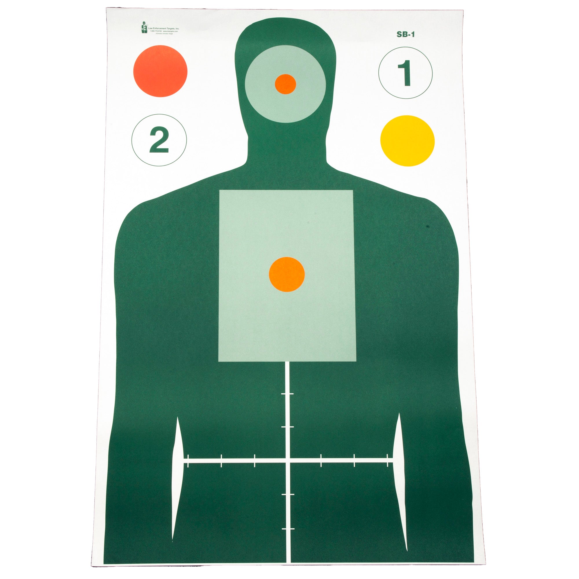 ACTION TGT SB-1 MNJRC ADV GRN 100PK - American Ordnance