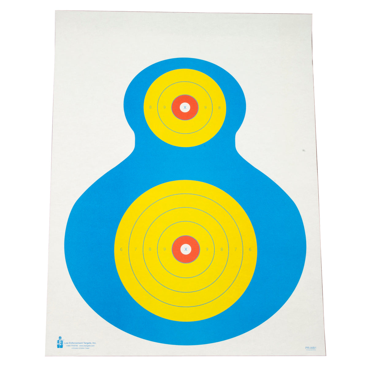 ACTION TGT COLORFUL SILHO TGT 100PK - American Ordnance