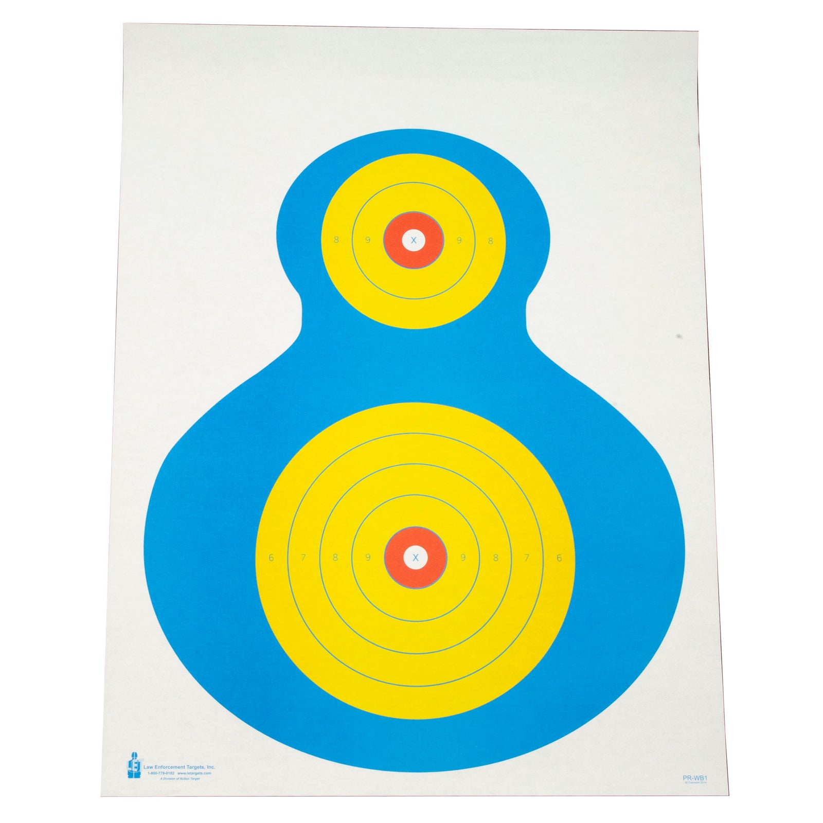 ACTION TGT COLORFUL SILHO TGT 100PK - American Ordnance