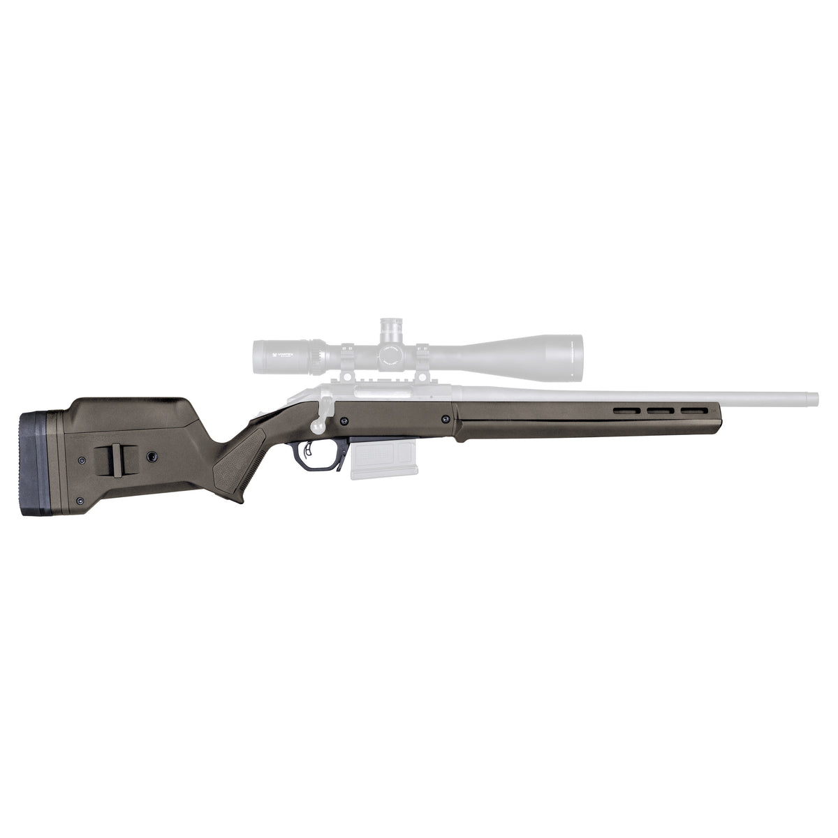 MAGPUL HNTR RUG AMCN STK STANAG ODG - American Ordnance