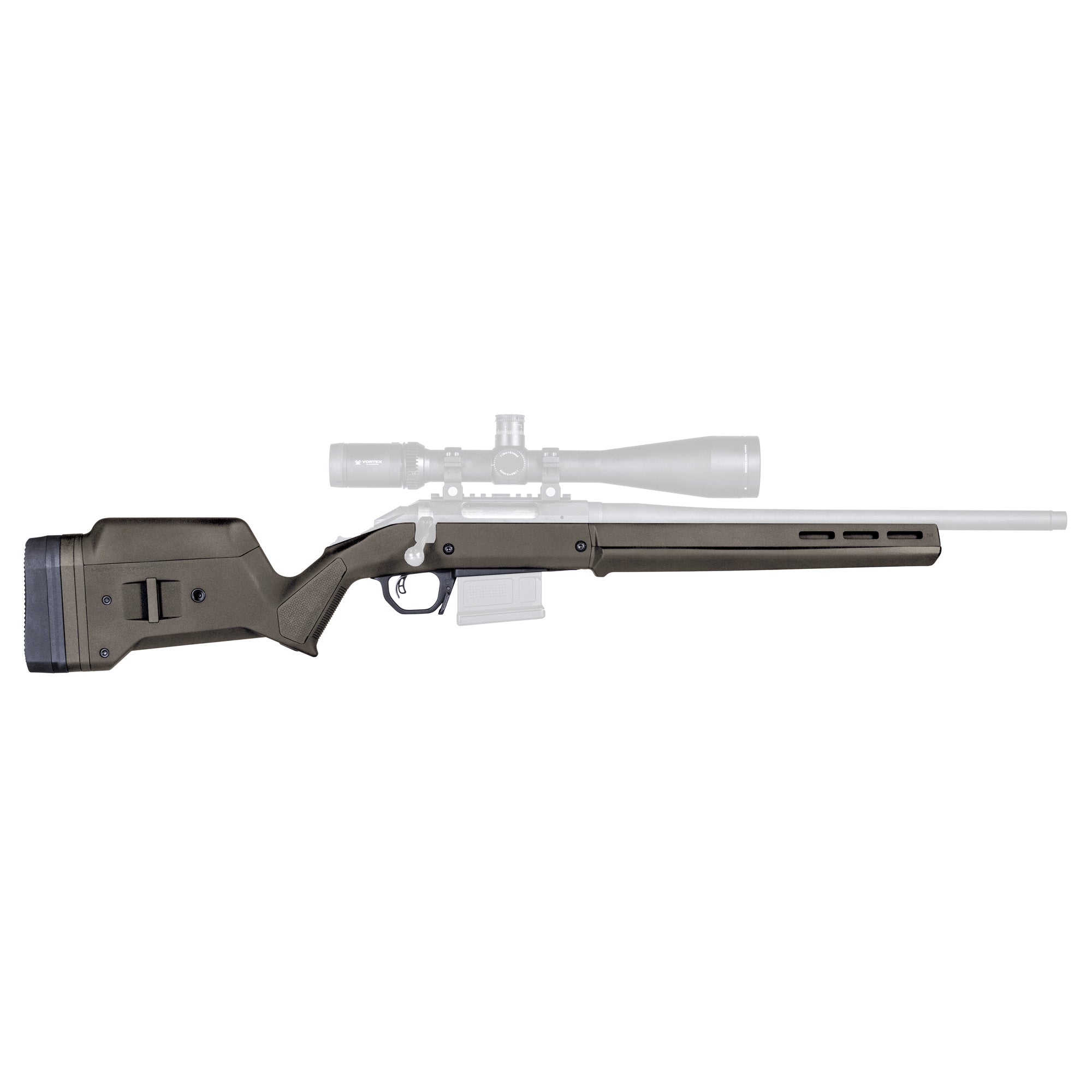 MAGPUL HNTR RUG AMCN STK STANAG ODG - American Ordnance