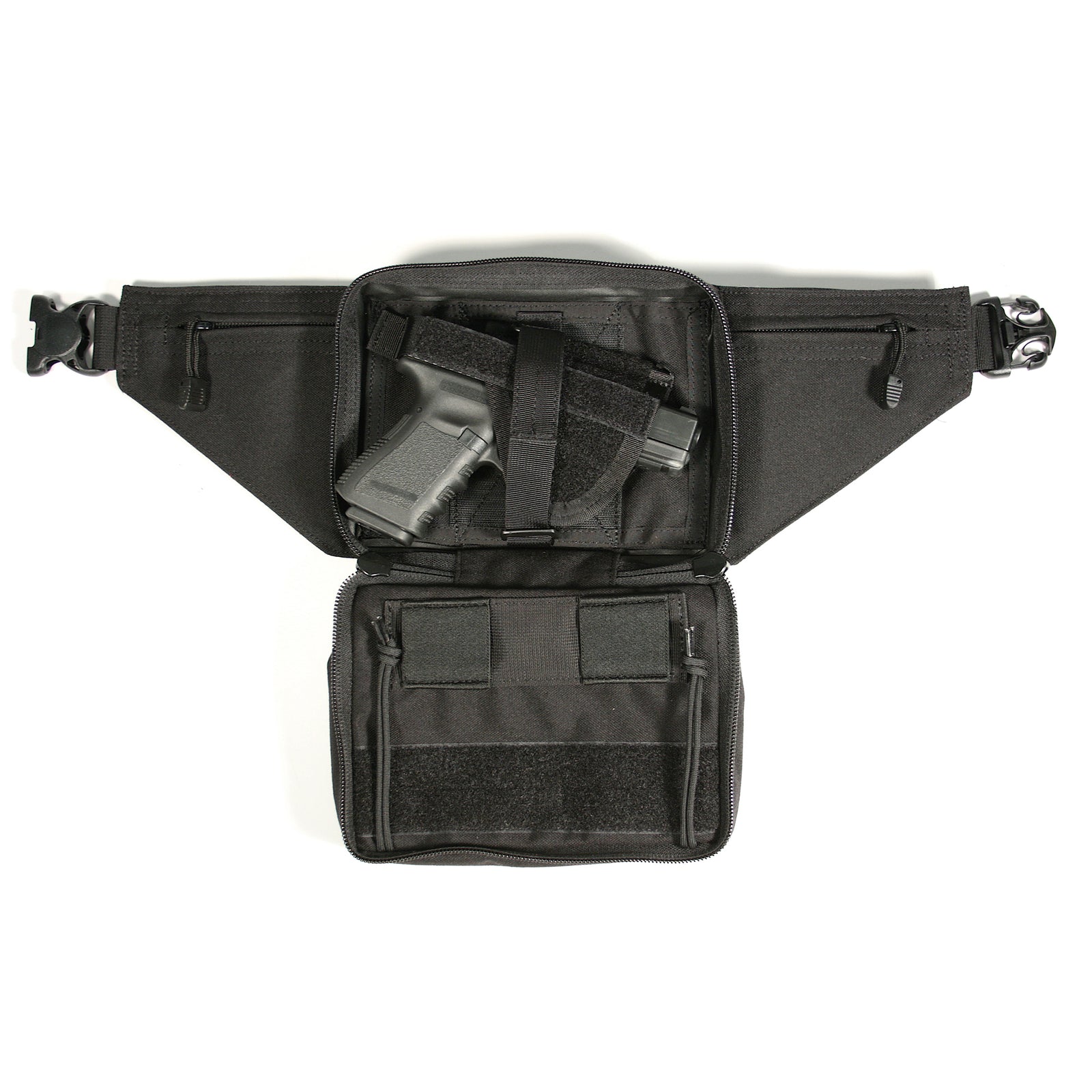 BH CONCEL WPN FANNYPACK MED BLK - American Ordnance