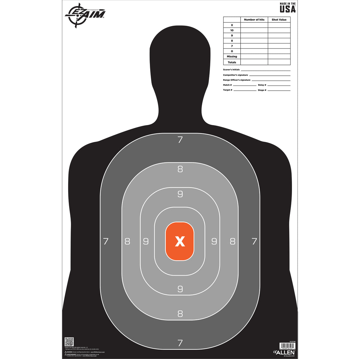 ALLEN EZAIM PRO B27 23X35 50PK - American Ordnance