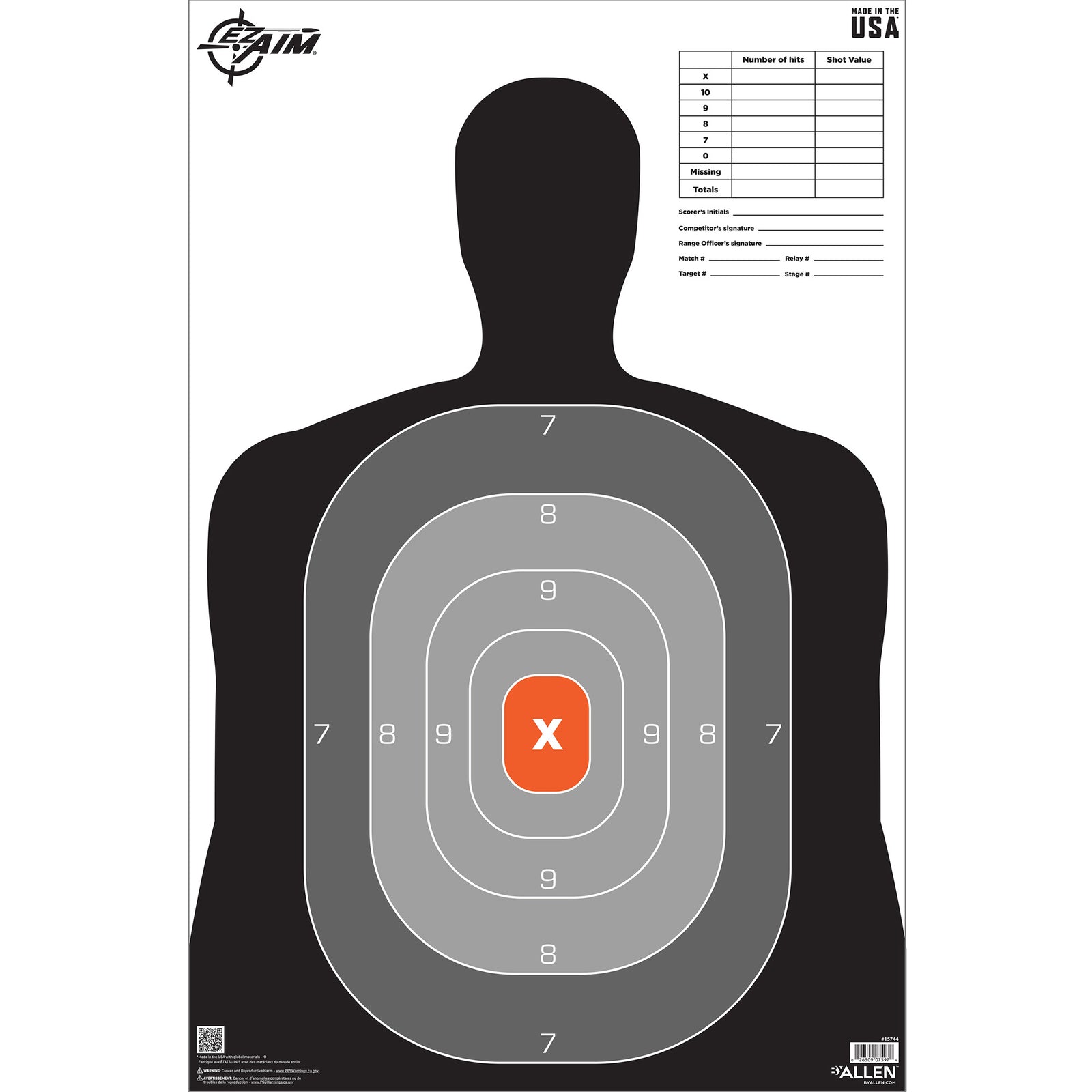ALLEN EZAIM PRO B27 23X35 50PK - American Ordnance