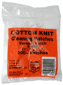 CLEANING PATCH 200-PACKSOUTHERN BLOOMER .243/6MM/.25 - American Ordnance