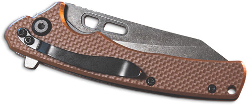 4" FOLDER G10 TAN/STONE WASH<REMINGTON CUTLERY EDC COPING - American Ordnance