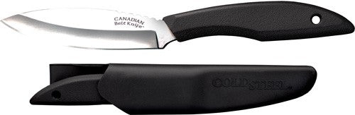 4" PLAIN EDGE BLADE W/SHEATHCOLD STEEL CANADIAN BELT KNIFE - American Ordnance
