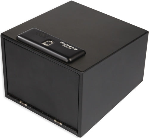 MAGNUM W/ SHELF 11.5"X10"X8"BULLDOG BIOMETRIC PISTOL VAULT - American Ordnance