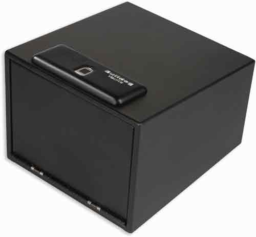 MAGNUM W/ SHELF 11.5"X10"X8"BULLDOG BIOMETRIC PISTOL VAULT - American Ordnance