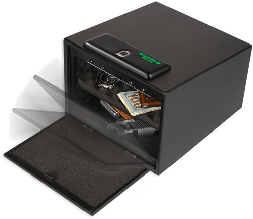 MAGNUM W/ SHELF 11.5&quot;X10&quot;X8&quot;BULLDOG BIOMETRIC PISTOL VAULT - American Ordnance