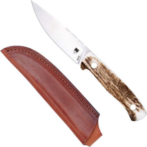 STAG M390 W/LEATHER SHEATHCOBRATEC KOONSMAN 4" FIXED BLD - American Ordnance