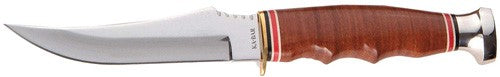 4.375" W/LEATHER SHEATHKA-BAR SKINNER - American Ordnance
