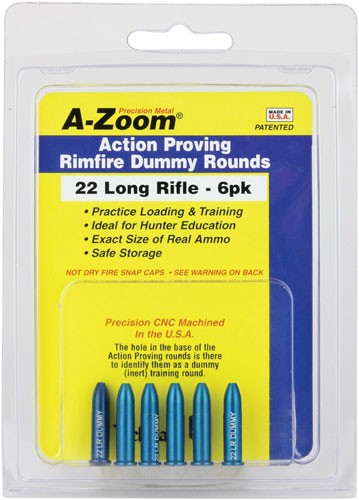 ALUMINUM 6-PACKA-ZOOM TRAINING ROUNDS .22LR - American Ordnance