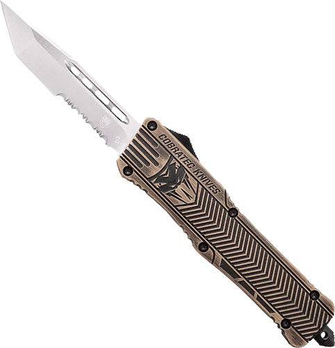 DESERT SAND 3" TANTO SERRATEDCOBRATEC MEDIUM CTK1 OTF - American Ordnance