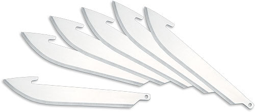 REPLACEMENT BLADES 6-PACKOUTDOOR EDGE 3" DROP POINT - American Ordnance