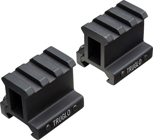 MOUNT 1" RISE 1.36" LENGTHTRUGLO 2-PIECE PICATINNY RISER - American Ordnance
