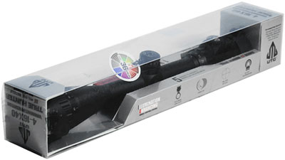 36 COLOR ILLUMINATED MIL-DOTUTG SCOPE 4-16X40 1&quot; AO - American Ordnance