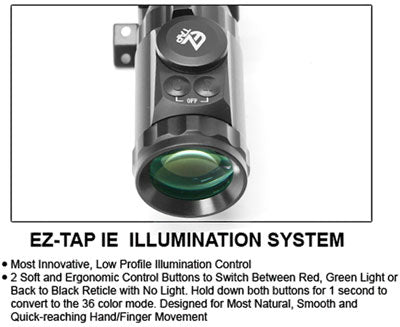 36 COLOR ILLUMINATED MIL-DOTUTG SCOPE 3-9X40 1" AO - American Ordnance