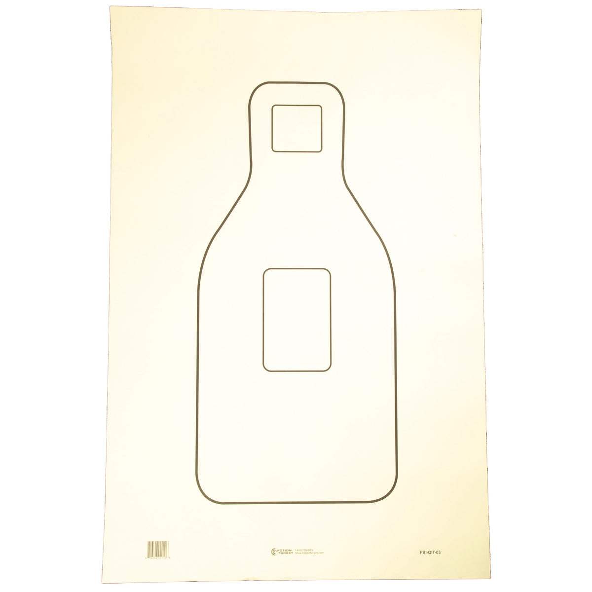 ACTION TGT FBI QIT03 QUAL CRM 100PK - American Ordnance