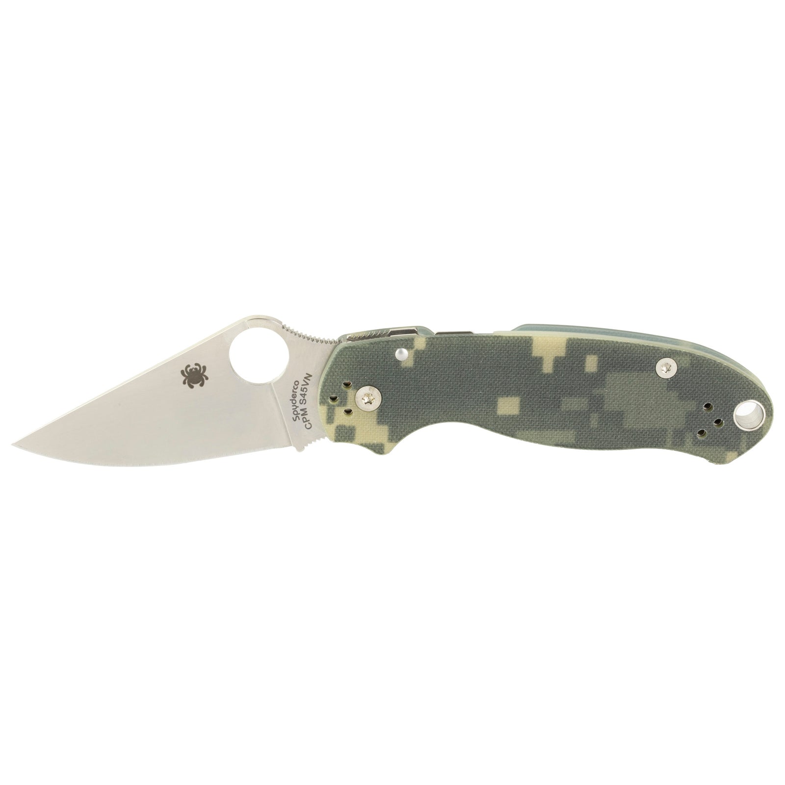 SPYDERCO PARA3 G10 CAMO PLAINEDGE - American Ordnance