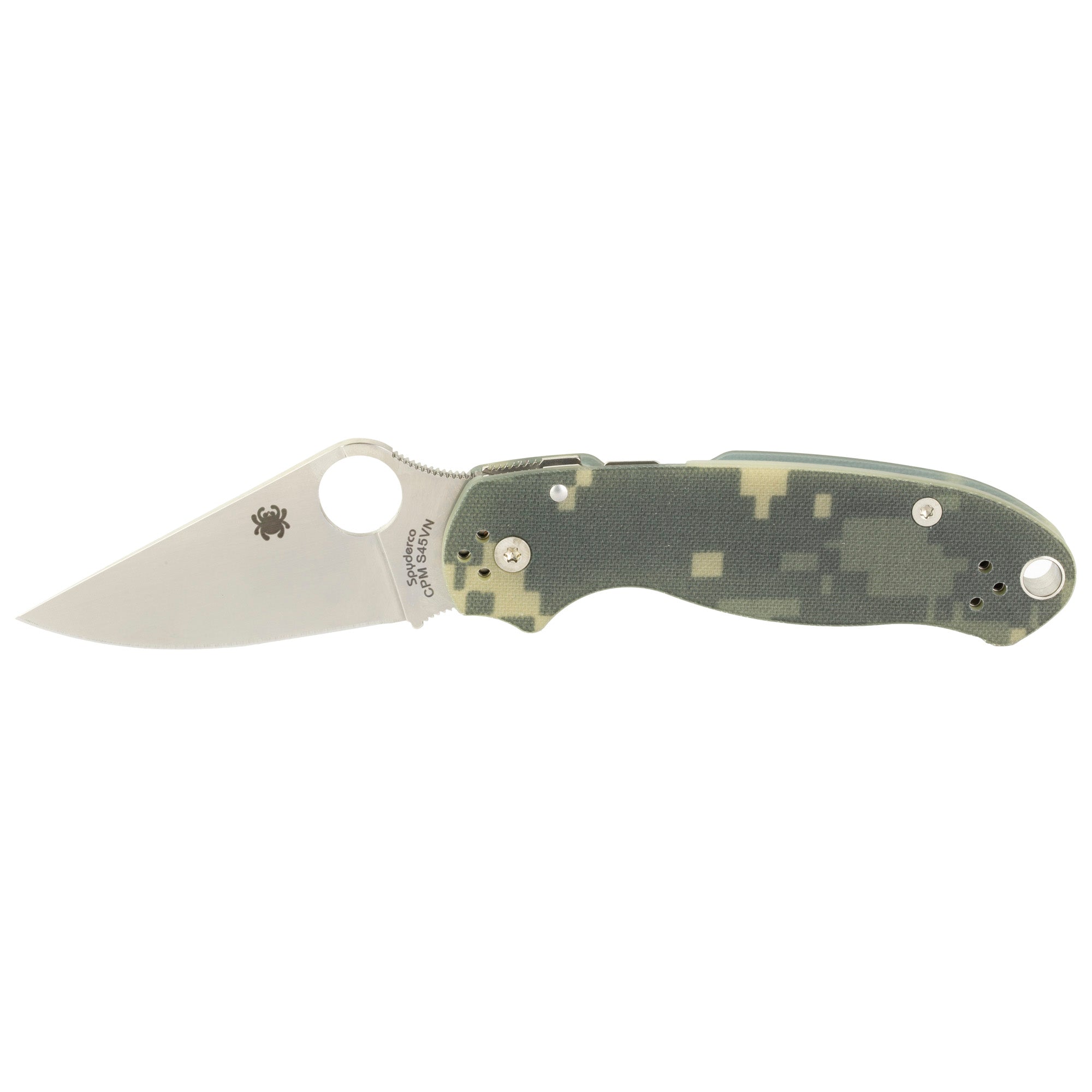 SPYDERCO PARA3 G10 CAMO PLAINEDGE - American Ordnance