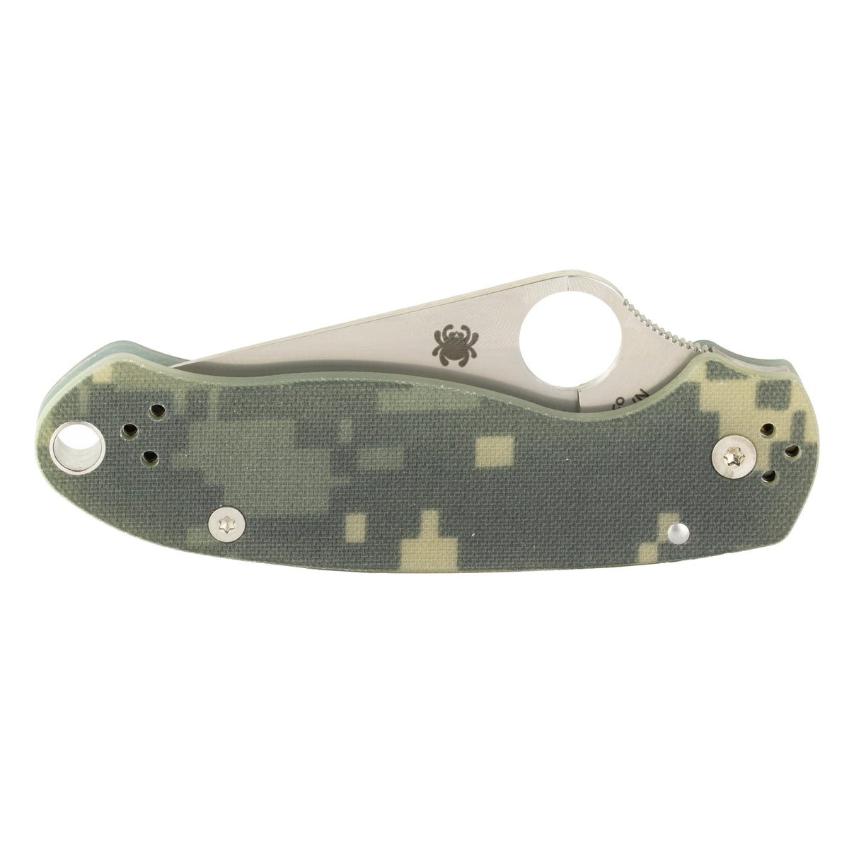 SPYDERCO PARA3 G10 CAMO PLAINEDGE - American Ordnance