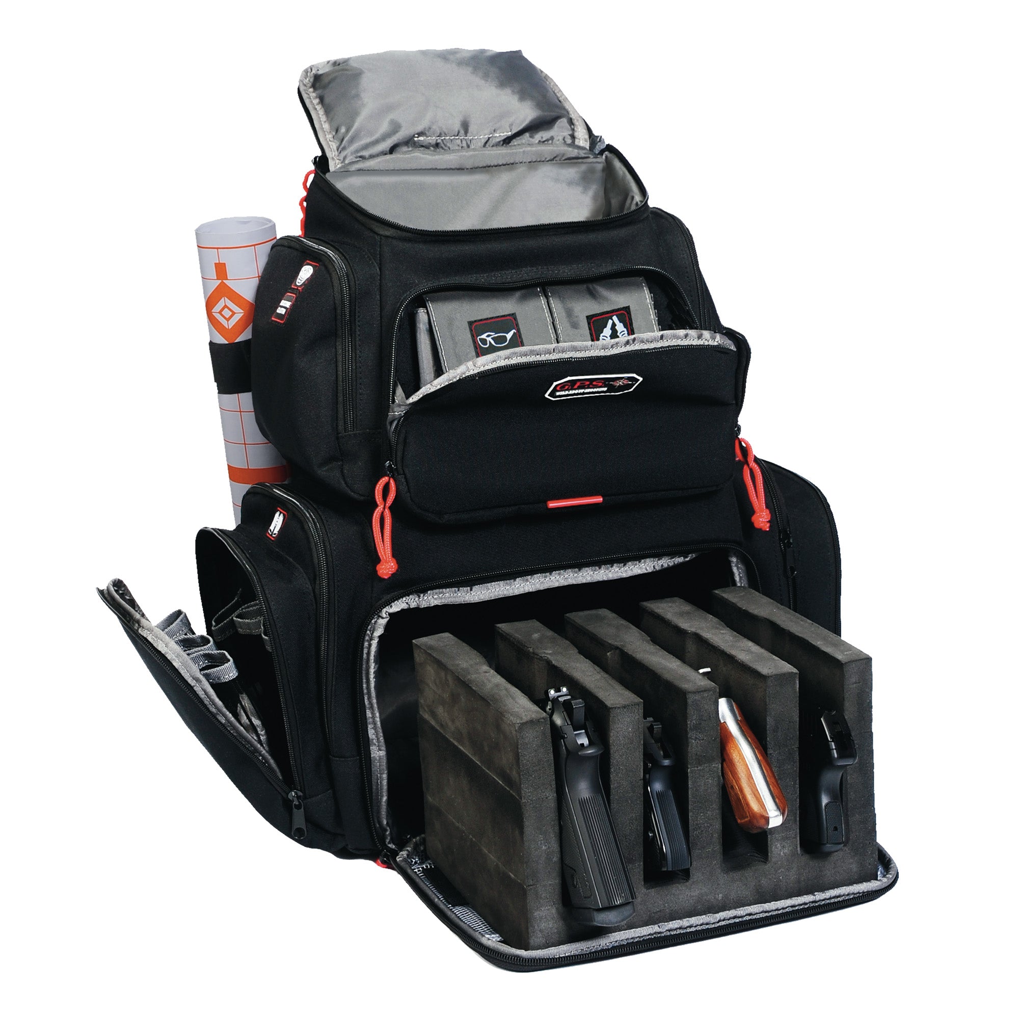 GPS HANDGUNNER BACKPACK BLACK - American Ordnance